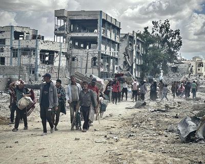 ‘I expect to find a ghost city’: Gaza residents on the long, arduous journey back home