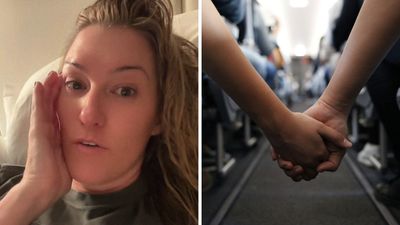 ‘Dude was married 100%’: Woman kisses stranger on her flight from Austin to Orange County. Then he promises to take her out on a date the next day