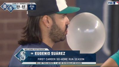 Fox Announcers Blown Away By Eugenio Suárez's Pregame Performance Ahead of Game 5