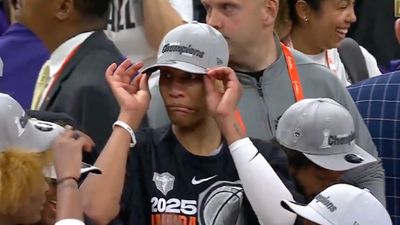 A’ja Wilson’s Priceless Reaction to Fans Booing WNBA Commish During Trophy Presentation