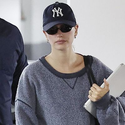 Hailey Bieber Finally Joins the Corps de Ballet Sneakers Trend in Miu Miu's $950 Sneakerinas