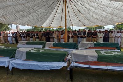 At least 7 officers killed in six-hour gunbattle after militants storm police station in Pakistan