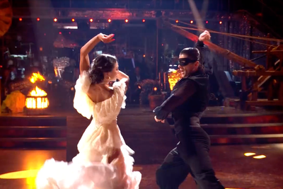 Strictly Come Dancing week three: Lewis Cope lands first 10 of the series in action-packed Movie Week