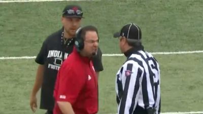 Livid Curt Cignetti Given Sideline Warning After Screaming at Refs in Indiana-Oregon