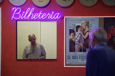 A man in Brazil turned his childhood dream into a small cinema for film lovers