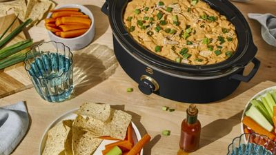 Drew Barrymore's Little Black Slow Cooker Is Under $20 At Walmart –I'm Going To Use It To Serve Up Dig-In Dips For Halloween And Beyond