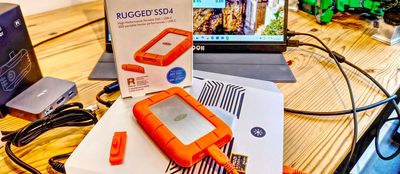 I tested the LaCie Rugged SSD4 - and it's blindingly quick, I found that speed comes at a cost