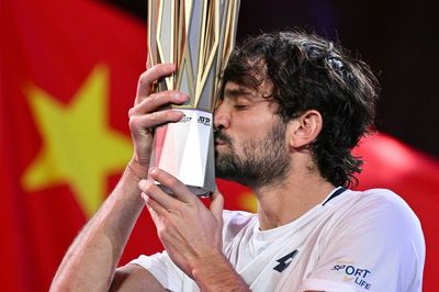 Novak Djokovic's conqueror Valentin Vacherot defeats cousin Arthur Rinderknech to win Shanghai Masters title