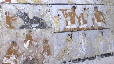 Egyptian police seek rare pharaonic painting stolen from Saqqara tomb near Cairo