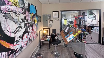 How I turned a boring office into an inspiring art studio