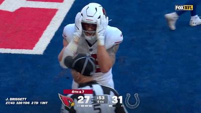 Fans Think Cardinals Got Screwed by Missed Call in End Zone on Final Play vs. Colts