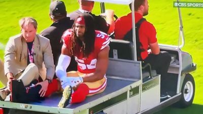 49ers' Fred Warner Carted Off Field After Suffering Dislocated Ankle vs. Bucs