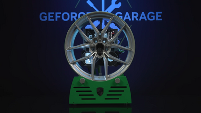 Porsche 911 Turbo S alloy wheel PC powers up with an ignition key — Nvidia Garage goes all-out for bespoke rig with modder JCustom