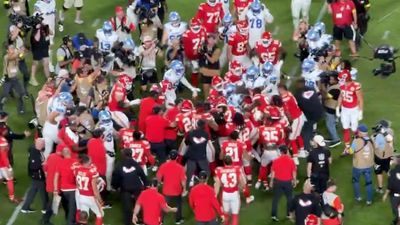 Brian Branch, JuJu Smith-Schuster Ignite Postgame Fight After Chiefs' Win Over Lions
