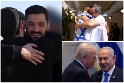 Gaza latest LIVE: Donald Trump hails 'historic dawn of new Middle East' as freed Israeli hostages reunited with loved ones