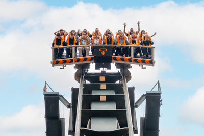 The month that is busier than summer for UK theme parks