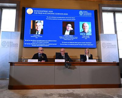 Trio win Nobel economics prize for work on technology-driven growth
