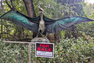 Dino-Score! You can now buy a giant animatronic dinosaur for just $700 as shuttered NJ park sells off its statues