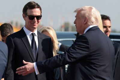 Trump brings state of daughter Ivanka and Jared Kushner’s marriage into his Israeli parliament address on Gaza peace