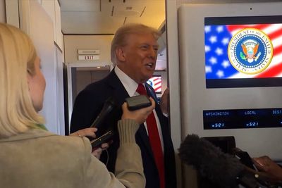 Trump jokes he won’t make heaven despite Gaza hostage deal