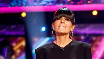 Sheer panels and shiny gold jewels gave Claudia Winkleman’s gothic Strictly look a fresh spin