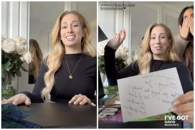 Stacey Solomon delighted by surprise honey from the Beckhams after sending David a ‘cringe’ voice note