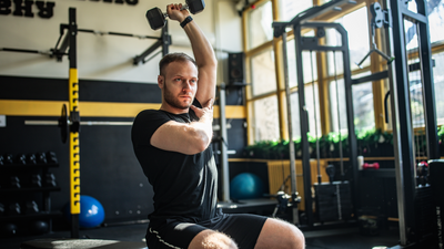 Build serious muscle size with this low-impact seated upper body workout