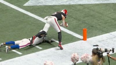 Drake London Barely Missed Out on Buzzer-Beater TD to End Electric First Half vs. Bills