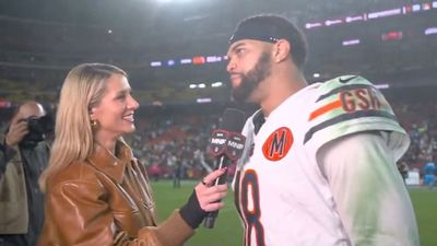 Caleb Williams Had Hilarious Shout Out for Jake Moody After Game-Winning Kick