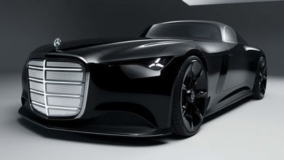 Mercedes-Benz Vision Iconic: An SL-Inspired Electric Coupe With A Retro Interior