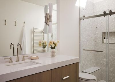 This Style of Mirror Is the One Designers Love Best for a Small Bathroom — It's Functional and Makes Your Space Look Bigger