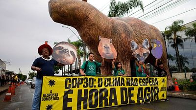 Hundreds of Indigenous protesters call for land recognition in Brazil’s capital