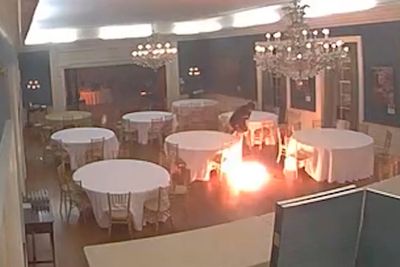 New video shows hammer-wielding arsonist smash his way into Pennsylvania Governor’s home and set it on fire