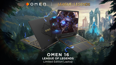 HP's latest Omen 16 gaming laptop is an incredible looking love letter to the League of Legends community
