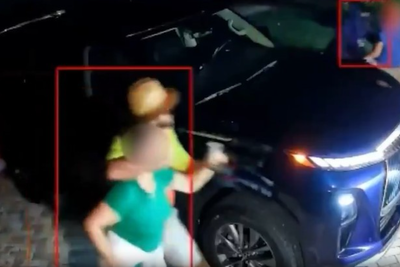 Couple ambushed by armed robbers who tracked them to their home after planting an AirTag on their car