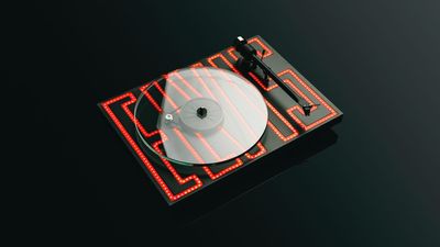 Elvis lives! Pro-Ject's turntable tribute to The King has a dimmable LED Elvis logo