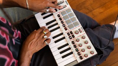 "We've completely reimagined what's possible in a compact controller": Akai unveils MPK Mini IV with pitch and mod wheels, new keybed and full-size MIDI output