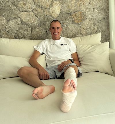 Movistar leader Enric Mas on road to recovery after quitting Tour de France and missing half of 2025 season due to thrombophlebitis