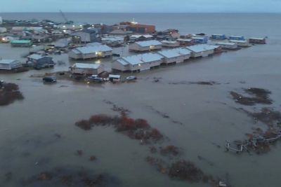 Alaska residents displaced by remnants of Typhoon Halong have limited options as winter sets in