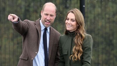 Kate Middleton and Prince William nail couple coordination in matching brown suede boots for joint outing