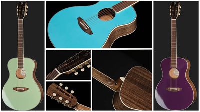 “The CLF-50E is as much a statement piece as it is a versatile performance tool”: Harley Benton’s new acoustic guitar is a compact parlour with a solid Sitka spruce top, onboard electronics and metallic colour finish – and it is just over $250