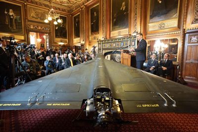 Ukraine war briefing: Poland minister shows Shahed drone and warns of ‘deep’ Russian threat