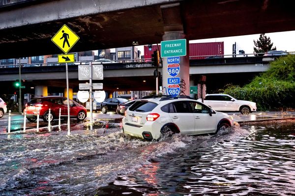 California braces as fierce storm batters fire-ravaged hillsides