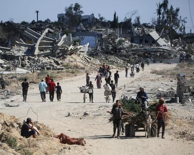 Gaza ceasefire live: families say bodies of three further hostages identified amid reports vital aid crossing to reopen