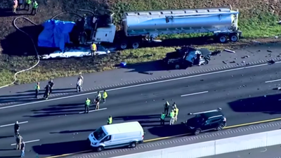 Georgia Highway horror: 7 killed after semi slams into van sparking fiery pileup