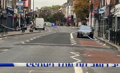 Boy, 17, fighting for life after double stabbing near London train station