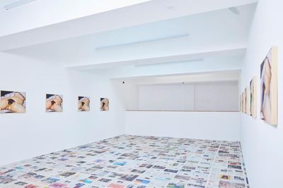 A notorious nude and pages from the Guardian? Claire Fontaine’s dazzling show has got the lot!