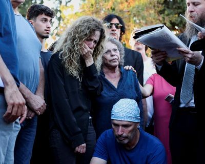‘They murdered my soul’: thousands attend first Israeli funeral since bodies of hostages were returned