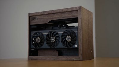 If anything were to convince me to try out carpentry it would be this gorgeous DIY mini walnut PC case housing an Asus ProArt RTX 5080