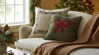 Now’s the Time to Shop Christmas Pillows – and No One Does Festive Coziness Like Joanna Gaines and Shea McGee